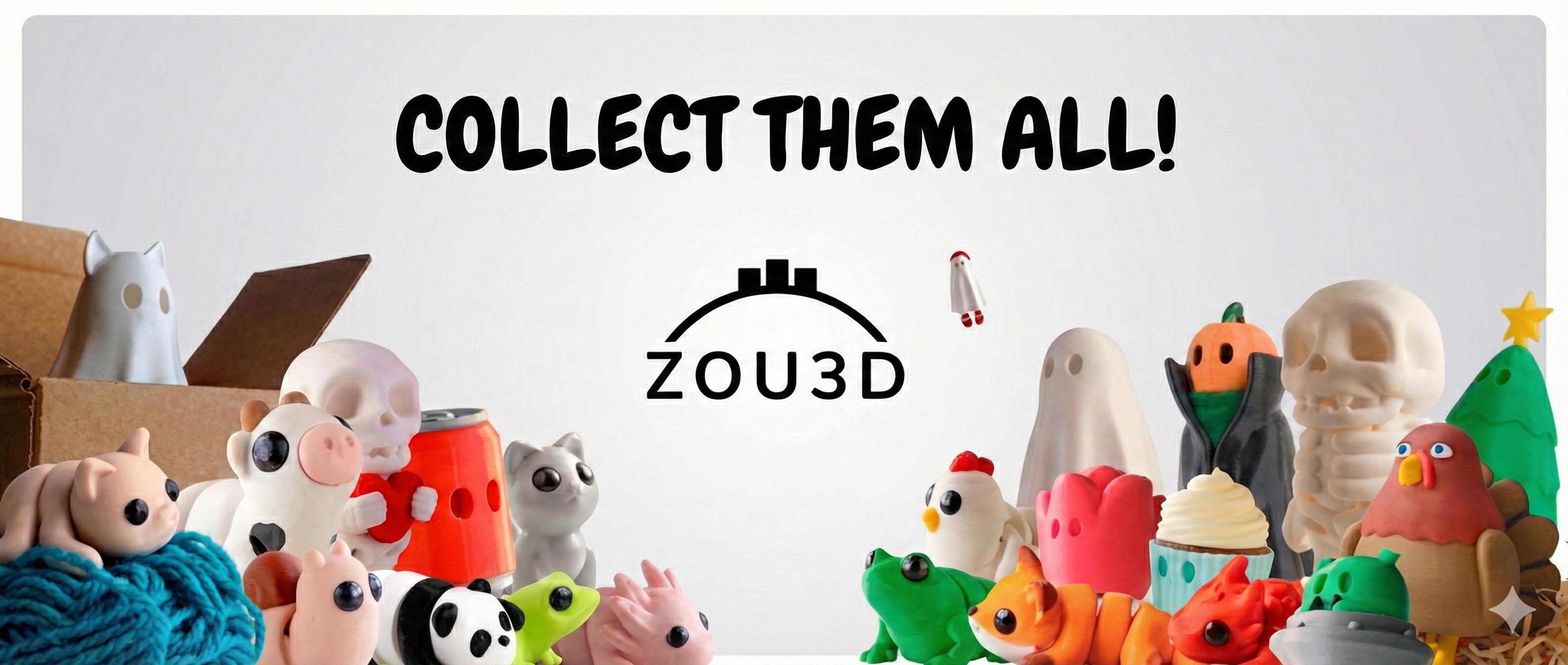 ZOU3D: Articulated Figures & Fidgets