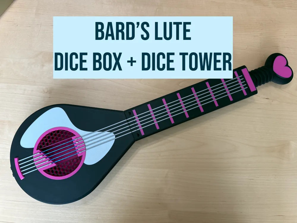 Bard's Lute Dice Box & Tower (Full Size)