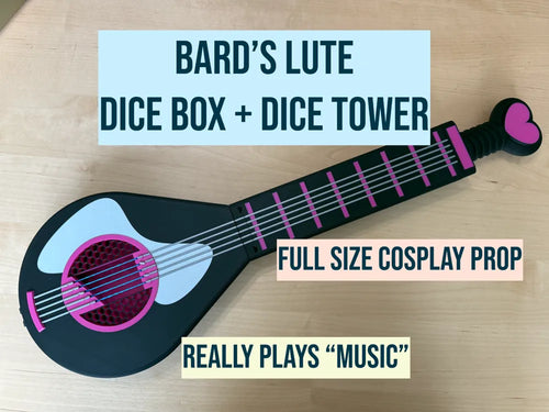 Bard's Lute Dice Box & Tower (Full Size)