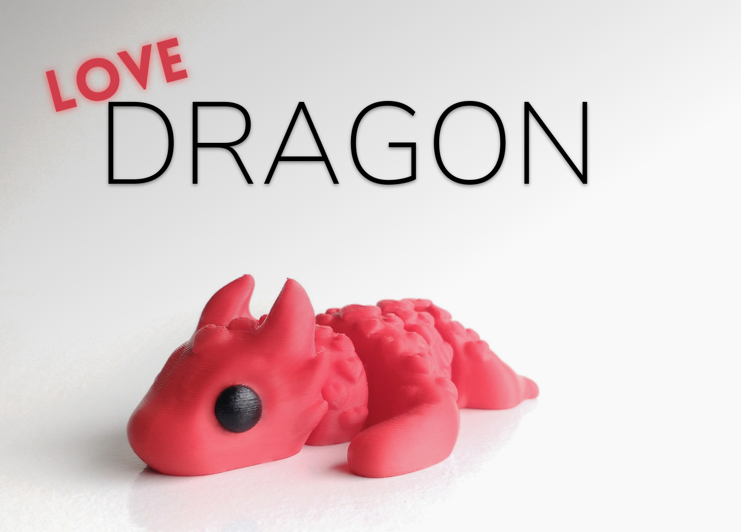 The Love Dragon (Zou3D Articulated Figure)