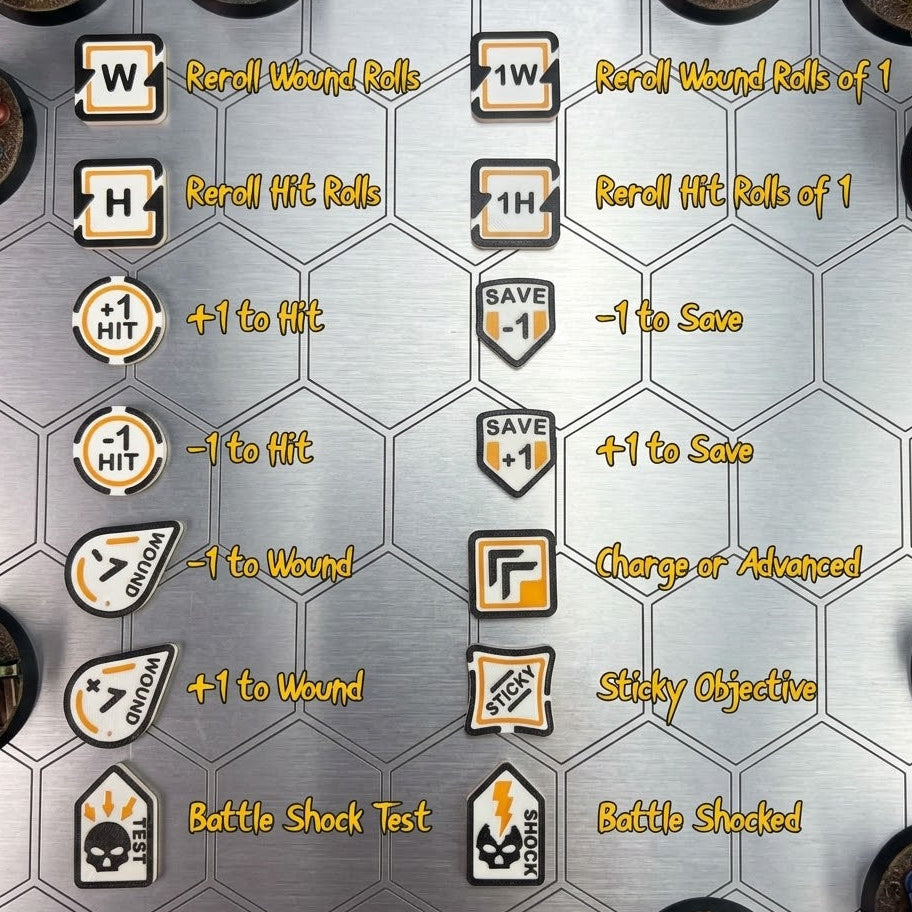 Premium Grimdark Sci-Fi Token & Storage Set