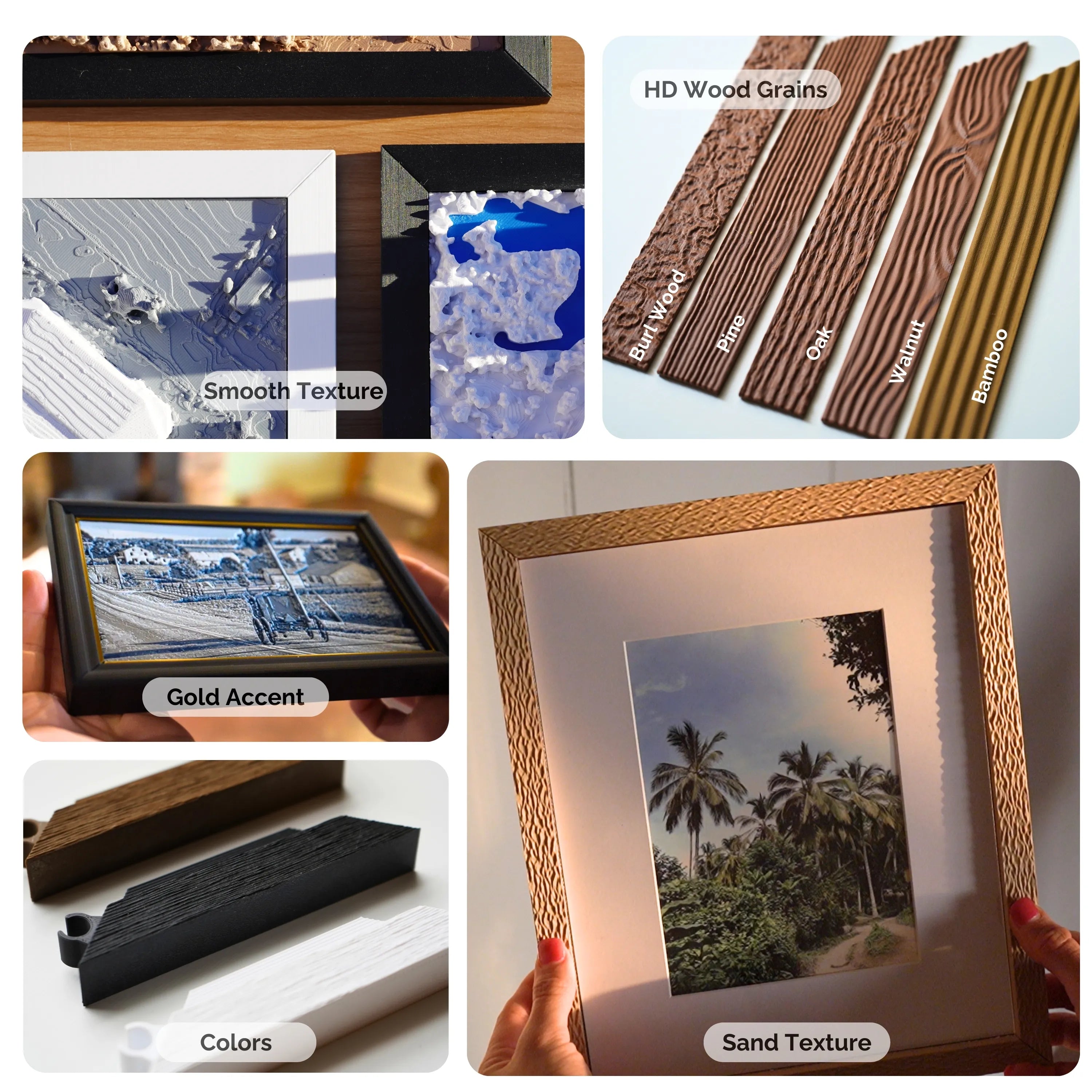 SNAPFRAMES: Burl Wood Collection