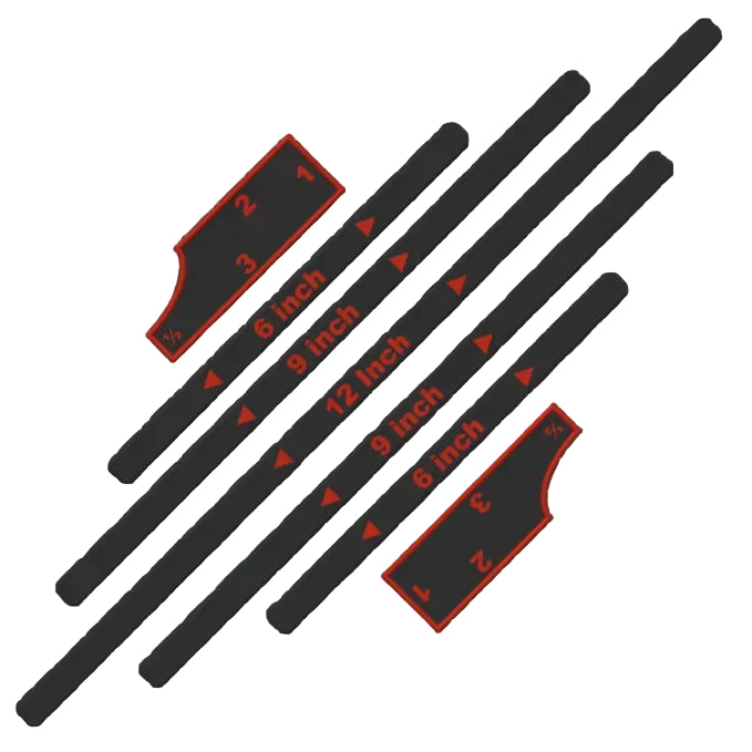 Universal Tabletop Wargaming Combat Gauge & Measurement Set