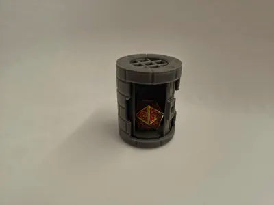Dice Jail with Sliding Door